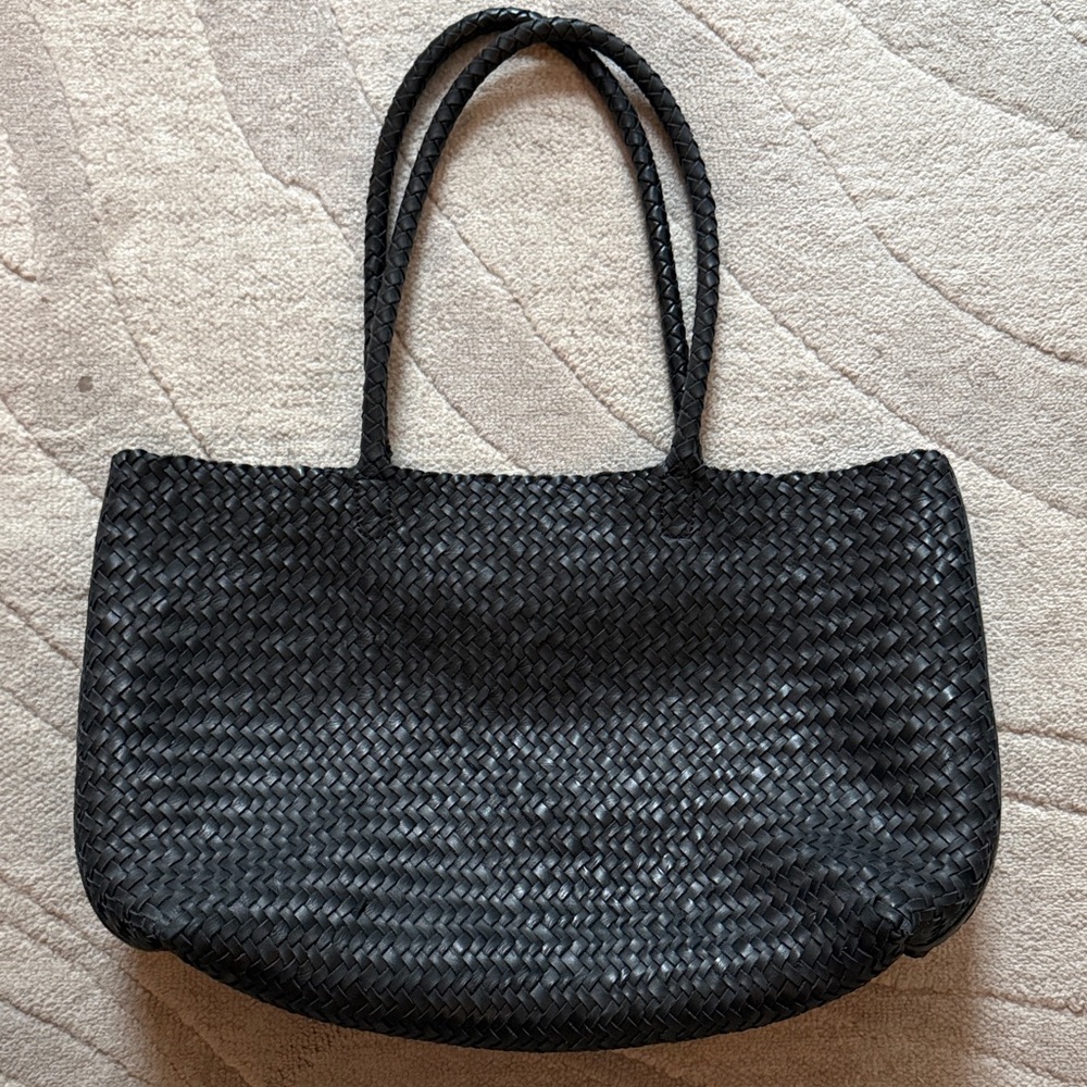 Madewell woven tote bag in EUC